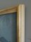 The Blue Table, Oil Painting, Framed 8