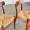 CH23 Dining Chairs by Hans J. Wegner for Carl Hansen, Denmark, 1951, Set of 8, Image 9