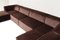 Chocolate Brown Cor Trio Sectional Sofa, Germany, Switzerland, 1972, Set of 11, Image 3