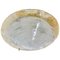 Flush Mount in Gold Glass Murano Chrome fom Mazzega, Italy, 1980s 1