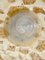 Flush Mount in Gold Glass Murano Chrome fom Mazzega, Italy, 1980s 6