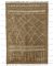 Modern Brown Tribal Rug, Image 1