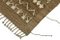 Modern Brown Tribal Rug, Image 4