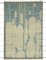 Moderner Tribal Teppich in Blau 1