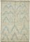 Modern Beige Tribal Rug, Image 1