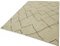 Modern Beige Tribal Rug, Image 3