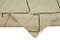 Modern Beige Tribal Rug, Image 6