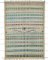 Moderner mehrfarbiger Tribal Teppich 1
