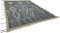 Moderner grauer Tribal Teppich 2