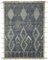 Moderner grauer Tribal Teppich 1