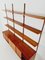 Large Mid-Century Danish Teak Wall Unit with 3 Cabinets by Poul Cadovius for Cado, Denmark, 1960s, Image 6