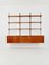 Large Mid-Century Danish Teak Wall Unit with 3 Cabinets by Poul Cadovius for Cado, Denmark, 1960s, Image 1