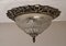 Vintage Deckenlampe mit verzierter Metallhalterung, 1990er 2
