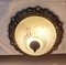 Vintage Deckenlampe mit verzierter Metallhalterung, 1990er 5
