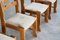 Brutalistische Esszimmerstühle, 1960er, 4 . Set 6