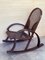 Schaukelstühle aus Bugholz mit Sitz und Rückenlehne aus Rohrgeflecht, 1940er, 2er Set 2