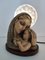 Figurine Vintage en Céramique Vernie et Laiton par Arturo Pannunzio, Italie, 1940s 3