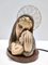 Figurine Vintage en Céramique Vernie et Laiton par Arturo Pannunzio, Italie, 1940s 5