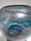 Vase Vintage en Verre de Murano Bleu par Fratelli Toso, 1940s 8