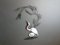 Ceramic Crane Bird Wall Sculpture, 1970s 3