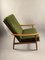 Skandinavischer Vintage Sessel mit Grünem Bezug & Buchenholz, 1960er 6