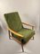 Skandinavischer Vintage Sessel mit Grünem Bezug & Buchenholz, 1960er 7