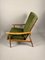 Skandinavischer Vintage Sessel mit Grünem Bezug & Buchenholz, 1960er 2