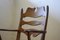 Fauteuil Brutaliste Vintage Razorblade en Chêne par Henning Kjærnulf, 1960s 3