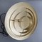 Dome Brass Pendant Lamp attributed to Wiener Werkstätten, Münich, Germany, 1940s 6
