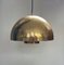 Dome Brass Pendant Lamp attributed to Wiener Werkstätten, Münich, Germany, 1940s 4