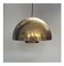 Dome Brass Pendant Lamp attributed to Wiener Werkstätten, Münich, Germany, 1940s 2