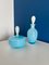 Bouteille et Boîte Vintage en Opaline, Set de 2 1