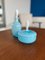 Bouteille et Boîte Vintage en Opaline, Set de 2 5