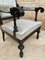 Mobilier de Salon Alphonsine en Bois Noirci, 1900s, Set de 3 17