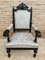 Mobilier de Salon Alphonsine en Bois Noirci, 1900s, Set de 3 7