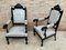 Mobilier de Salon Alphonsine en Bois Noirci, 1900s, Set de 3 19