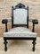 Mobilier de Salon Alphonsine en Bois Noirci, 1900s, Set de 3 20