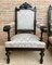 Mobilier de Salon Alphonsine en Bois Noirci, 1900s, Set de 3 5