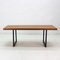 Vintage Rectangular Walnut Veneered & Steel Coffee Table, Image 4