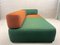 Canapés 2 Places Modulables Alphabet Verts et Oranges de Fritz Hansen, Set de 2 9
