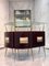 Set de Bar à Cocktail avec Meuble Mid-Century par Gio Ponti, Italie, 1956, Set de 4 7