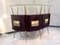 Set de Bar à Cocktail avec Meuble Mid-Century par Gio Ponti, Italie, 1956, Set de 4 9