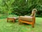 Set of Brutalist Armchair and Ottoman in the style of Pierre Chapo, 1960s 4