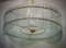 Runder Mid-Century Stil Kronleuchter aus Muranoglas & Messing, 2000er 8
