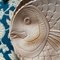French Majolica Fish Plates and Platter from Sarreguemines, 1970s, Set of 7 4