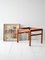 Skandinavischer Vintage Blumenhalter aus Teak & Metall, 1960er 5