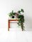 Skandinavischer Vintage Blumenhalter aus Teak & Metall, 1960er 2