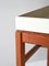 Skandinavischer Vintage Blumenhalter aus Teak & Metall, 1960er 4