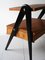 Scandinavian Bedside Tables with Black Details, 1960s, Set of 2, Image 6