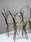 Afrikanische Gazellen aus Messing, 1960er, 7 . Set 2